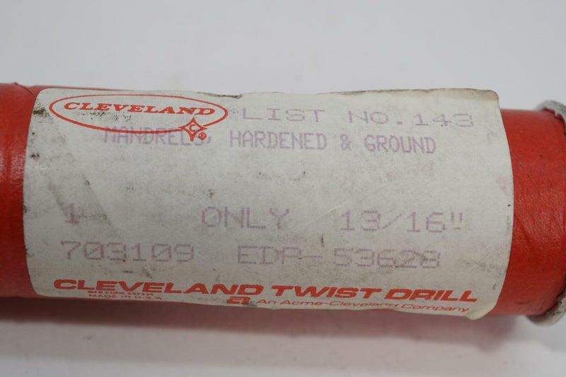 New Old Stock Cleveland Twist USA Made 13/16" Lathe Mandrel. Hardened & Ground - Cardon Tools
