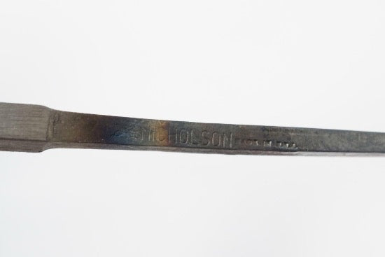 New Old Stock Nicholson USA Made 4" Square Second Cut  File - Cardon Tools