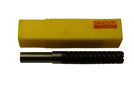 X-Long 6" Sandvic Coromant Carbide 3/4" endmill 8 flute. 5/8" shank. - Cardon Tools
