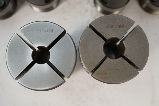 New Old Stock  10pc Metric Collet Set for Meuser Germany  250mm Lathe - Cardon Tools