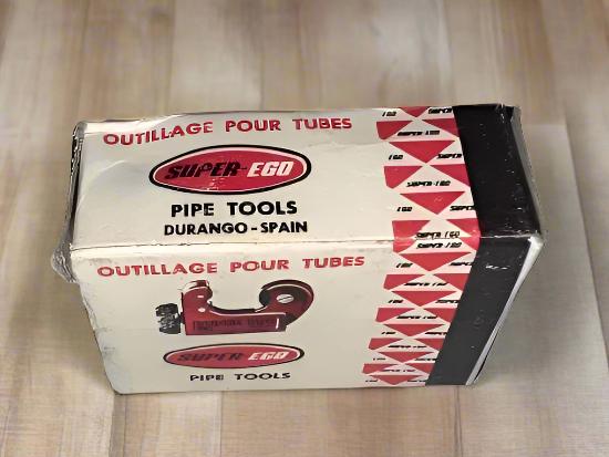2 New Old Stock  SUPER EGO Made in SPAIN No.722 MINI PRO Pipe Tubing Cutter 1/8" - 7/8" cap - Cardon Tools