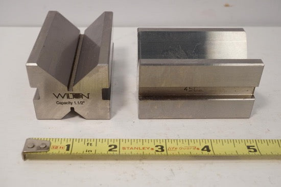 Wilton 5pc Inspection Kit V-Block Pr, Magnetic Base ,Height Scribe, Square - Cardon Tools