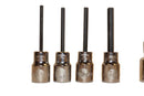 New old Stock Armstrong 8pc  1/8" to 5/8" Hex bit set. 1/4" and 1/2" drive. USA MADE ! - Cardon Tools