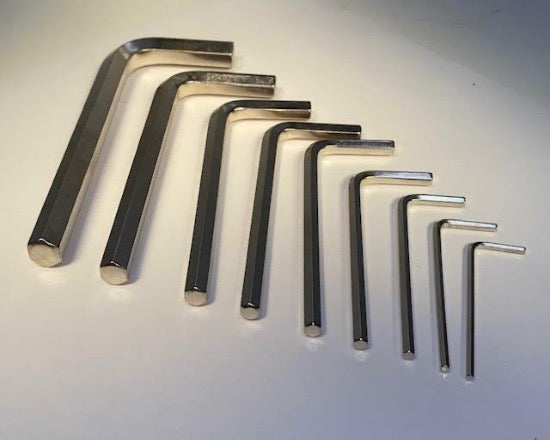 Hazet Germany 9pc SAE Hex Wrench Set 5/64"-3/8" 2100A/9P - Cardon Tools