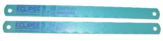 2  Eclipse UK Made M2 HSS 10tpi 12" x 1" x .05" ALL HARD POWER HACKSAW BLADE