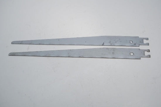 2 New Old Stock Stanley 12" Compass Keyhole Saw Metal Cutting Blades for Turret Head Saw - Cardon Tools