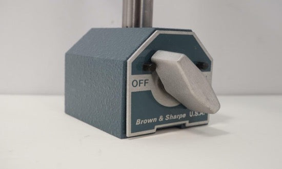 Brown & Sharpe Heavy Duty Magnetic Base Dial Indicator Holder 599-7744-7 - Cardon Tools