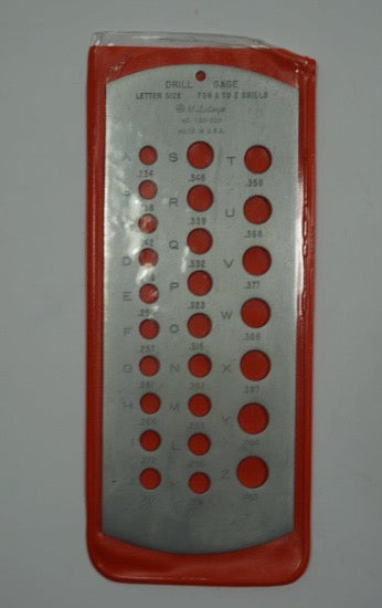 Mitutoyo Letter size Drill Gage A-Z drills. No 950-209. Made in USA