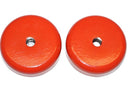 2  Eclipse 29lbs Pull Magnetics 1-1/2" Alnico Shallow Pot Magnet