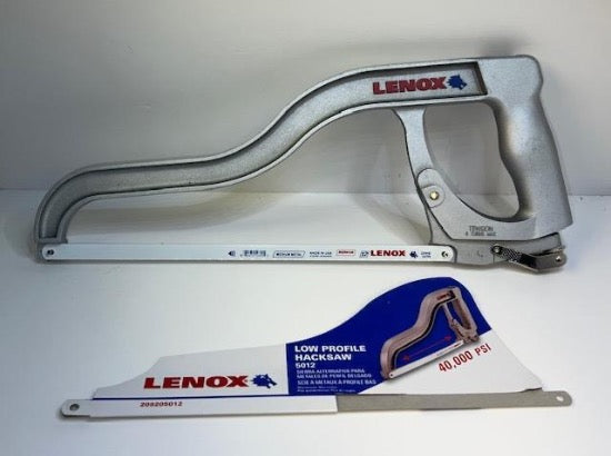 Lenox High Tension Low Profile MULTI-PURPOSE 12" Metal Frame Hacksaw - Cardon Tools