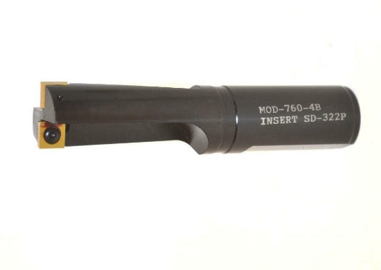 AMERICAN SUN X-Long 1-1/8" Indexable Center Cutting End Mill 760-4B USA made - Cardon Tools