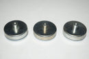 3  Eclipse 1-3/8"dia Ferrite Shallow Pot Magnet with M4 Threaded Hole E866 - Cardon Tools