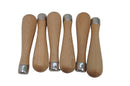 6  Lutz USA Made T-2 Skroo-Zon Birch Wood File Handle for 4" Files - Cardon Tools