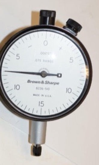 New Old Stock Brown & Sharpe USA 599-8226-510 .0005" Dial Indicator - Cardon Tools