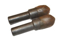 2 New Old Stock GROBET USA 6 Flt CHATTERLESS COUNTERSINKS 1/2" X 2" 100 Deg - Cardon Tools