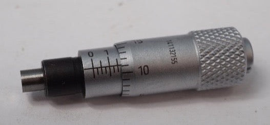 Moore & Wright .25" Range Small Micrometer Head. Flat Face .001" Grad