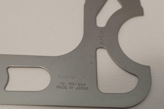 8pc Mitutoyo HARDENED Stainless Radius Gage Set. 9/32"-1/2". 186-904. Made in  Japan - Cardon Tools
