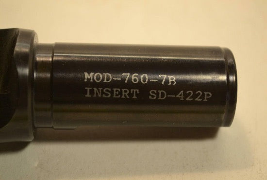 AMERICAN SUN 760-7B 1-3/4" X-LONG Indexable Center-cutting End Mill 1" Shank - Cardon Tools