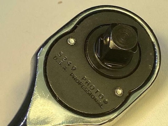 Proto USA Made Classic Pear Head 3/8" Drive 7" Ratchet Wrench