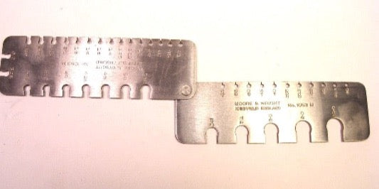 New Old Stock Moore & Wright UK 0.2-10.0mm machinist STANDARD WIRE GAUGE GAGE