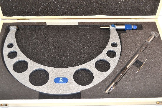 MOORE & WRIGHT MW210-071 Micrometer 10-11" 0.0001" Carbide + Standard
