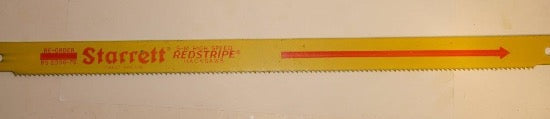STARRETT UK REDSTRIPE Hss 20" x 1 1/4" 6TPI power hacksaw blade RS 2006-7S B - Cardon Tools