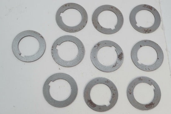 New Old Stock 10  Precision Brand USA Milling Machine Arbor Spacers 7/8"x1-3/8"x.062" Shim - Cardon Tools