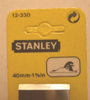 New Old Stock STANLEY Sheffield England 40mm 1-5/8" 12-330 Block Plane Blade - Cardon Tools