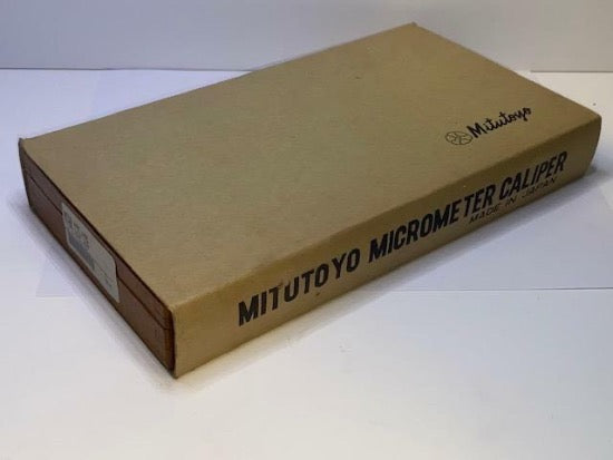 New Old Stock Mitutoyo 3-4" Disc Gear Tooth & Flange Micrometer. .001" Grad. 123-128 Japan - Cardon Tools