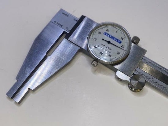 New ProCheck Heavy Duty 24" Dial Caliper 0.001" Grad White Face 0.001" Grad