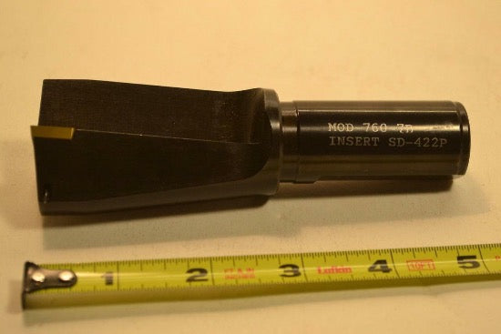 AMERICAN SUN 760-7B 1-3/4" X-LONG Indexable Center-cutting End Mill 1" Shank - Cardon Tools