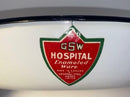 New Old Stock 1960's GSW Canada Hospital Enameled Ware 9.5" Enamel Kidney Dish Tray - Cardon Tools