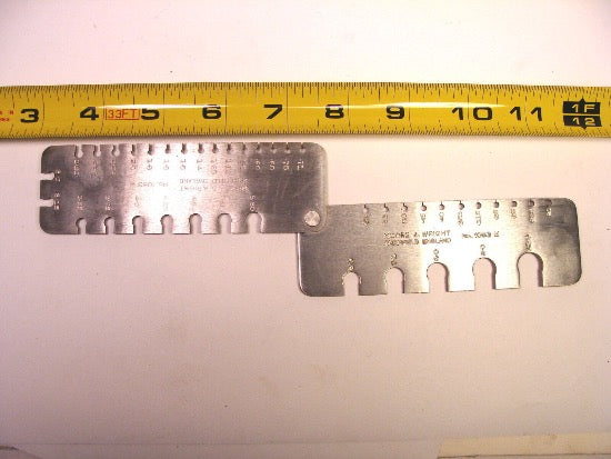 New Old Stock Moore & Wright UK 0.2-10.0mm machinist STANDARD WIRE GAUGE GAGE