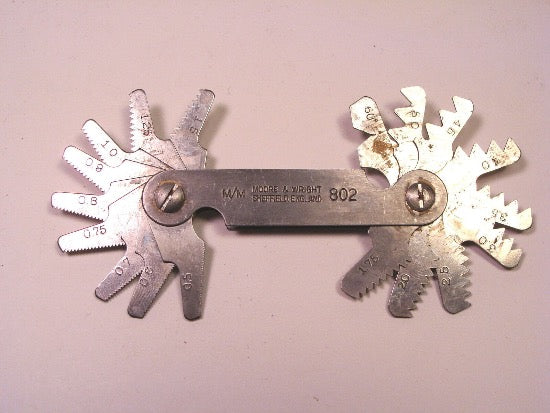 New Old Stock Moore & Wright UK METRIC SCREW Thread GAGE