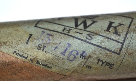 New Old Stock WWK Sweden 15/16" Diameter 10 Flute HSS  REAMER OAL 9-1/2" - Cardon Tools
