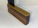 New Old Stock  Irwin MARPLES 6" Cabinetmakers Triple Pinned Brass and WALNUT Tri Square - Cardon Tools
