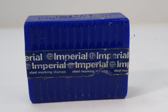 New Old Stock Premium BRITISH Quality IMPERIAL Machinists 7/32" Steel Letter Stamp Set - Cardon Tools