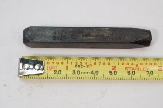 New Old Stock Premium BRITISH Quality IMPERIAL Machinists 7/32" Steel Letter Stamp Set - Cardon Tools
