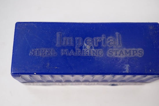New Old Stock Premium BRITISH Quality IMPERIAL Machinists 7/32" Steel Letter Stamp Set - Cardon Tools