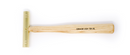 GRACE USA Made 8 Ounce Long Brass Hammer BH-8L with Hickory Handle - Cardon Tools