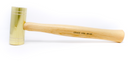 GRACE USA made 48 Ounce Brass Hammer BH-48 with Hickory Handle - Cardon Tools