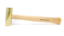GRACE USA Made 32 Ounce Brass Hammer BH-32 with Hickory Handle - Cardon Tools