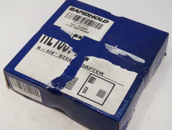 Rapidhold 6-1/4" STEEL Set-TRU Adjustable Lathe Chuck Back Plate. 2-1/4" - 8 - Cardon Tools