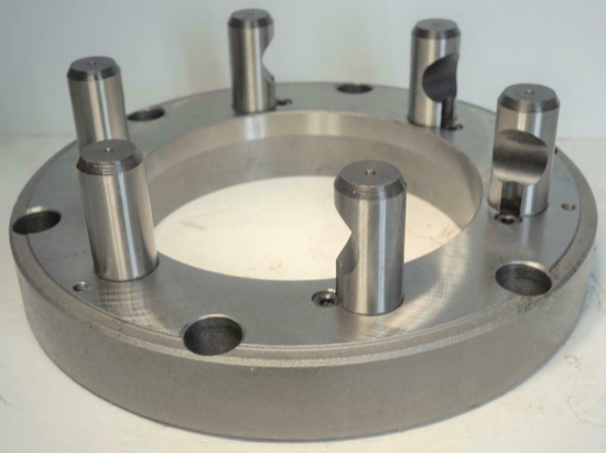 New Old Stock FPU / Bison Poland 12-1/2" D-11 Lathe Chuck Adapter Backplate - Cardon Tools