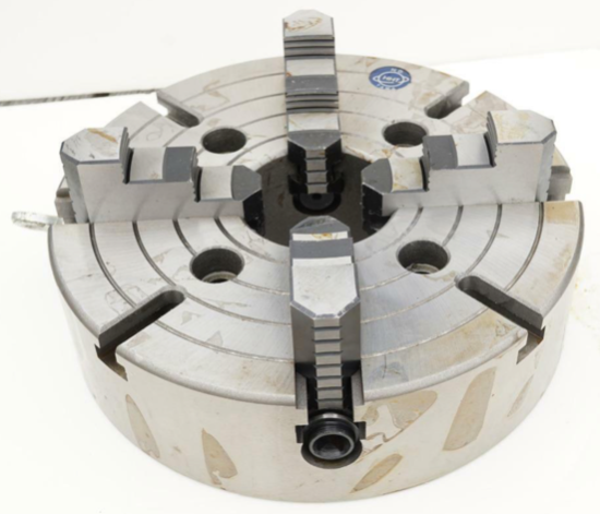 Yama Taiwan 12" 4-Jaw Independent Lathe Chuck. Flat back - Cardon Tools