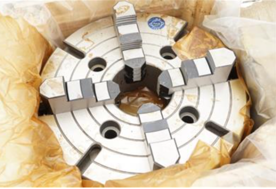 Yama Taiwan 12" 4-Jaw Independent Lathe Chuck. Flat back - Cardon Tools