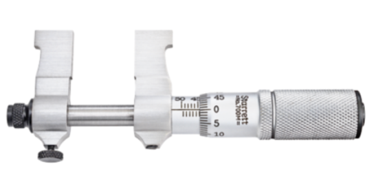 Starrett 700MB Inside Micrometer Caliper 25-50mm Range, 0.01mm USA Made - Cardon Tools