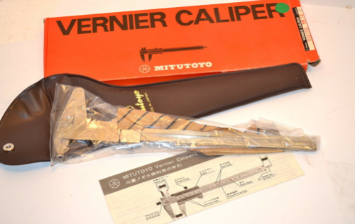 New Old Stock MITUTOYO Japan 532-102 VERNIER CALIPER 0-180MM Grad. 0.02MM - Cardon Tools
