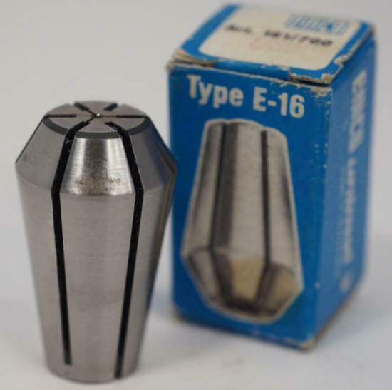 New Old Stock Emco Unimat E-16 1/32" Precision Lathe Collet - Cardon Tools