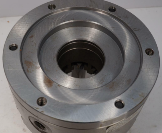 New Old Stock Bison 6-1/4" 6-Jaw Precision Drill Point Grinder Chuck - Cardon Tools